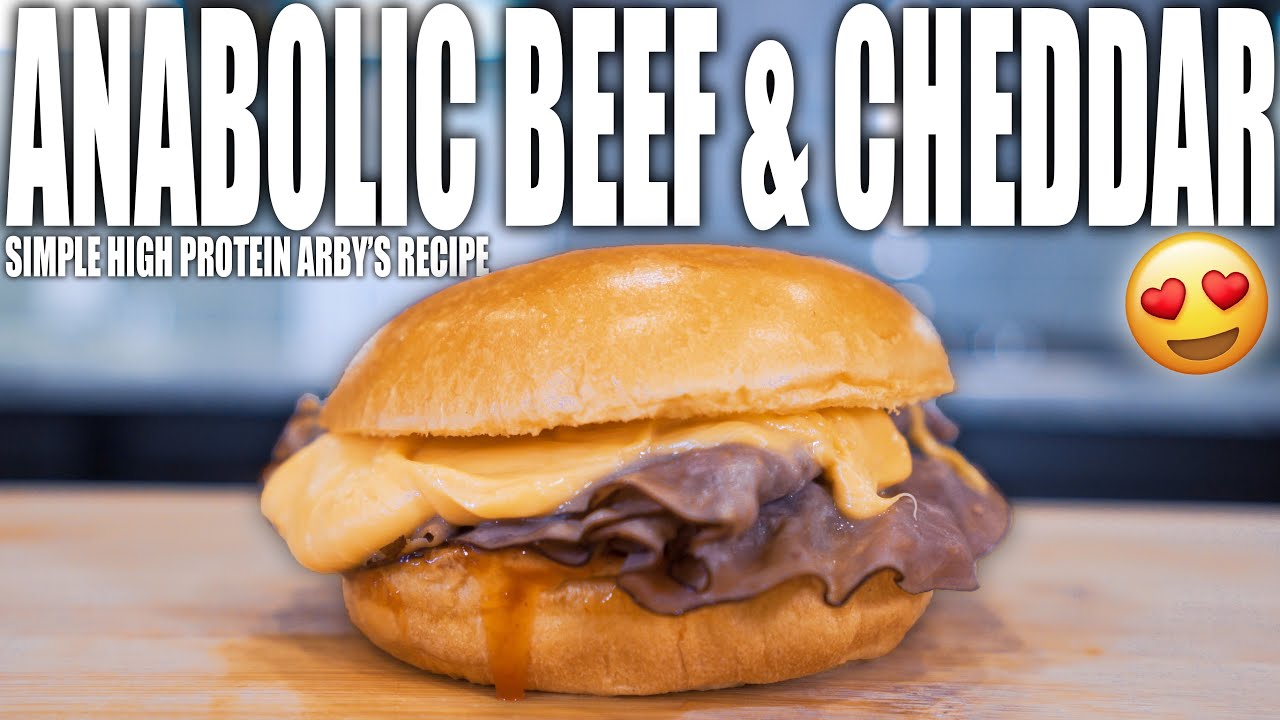 ANABOLIC ARBY'S BEEF & CHEDDAR | High Protein Arby's Roast Beef Sandwich Copycat Recipe