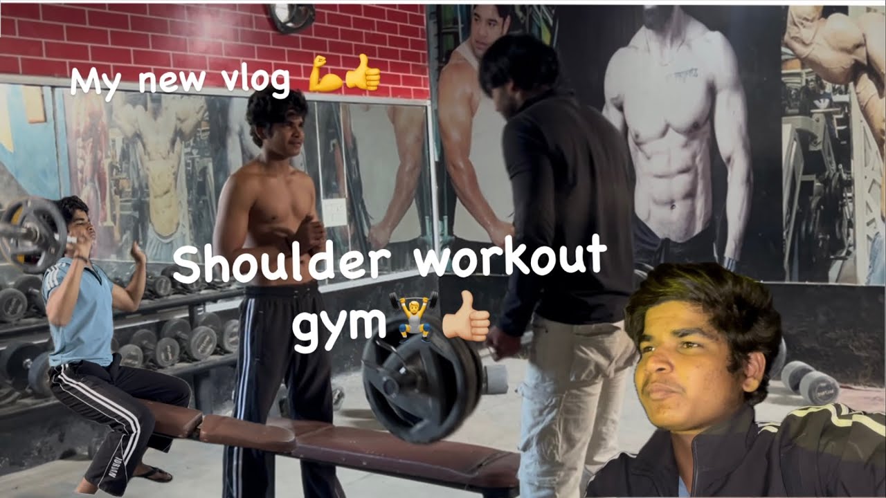 Shoulder ka ￼￼ workout, 🏋️‍♀️ gol gappe ki Dahi Khatam ￼😂🤣 
