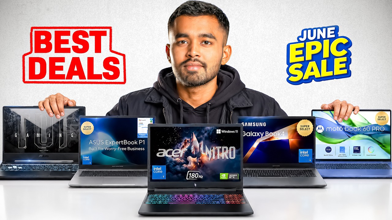Best Laptop Deals - Flipkart June Epic Sale 2026 | Best Laptop under 40000 - 50000 - 60000 - 1 Lakh