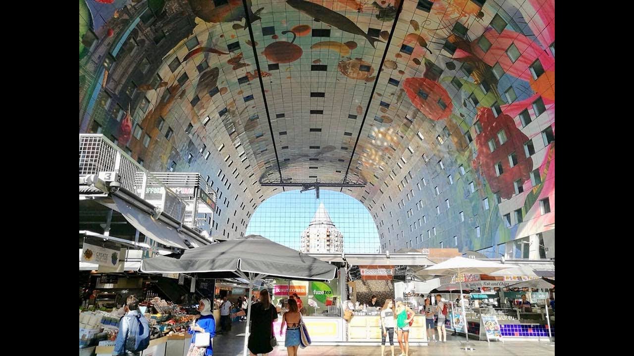 🇳🇱荷蘭鹿特丹拱廊市場 Super Beautiful Market Netherlands Rotterdam Markthal