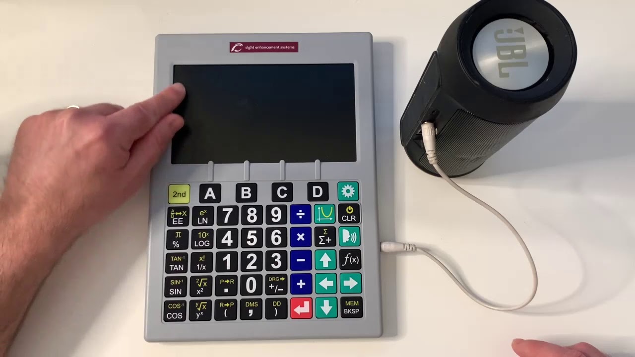 Calculatrice Parlante SCI Plus 3500 : Calculatrice accessible scientifique et graphique