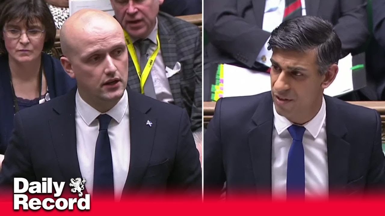 Stephen Flynn slams Rishi Sunak on Scots energy bills this winter at #PMQs