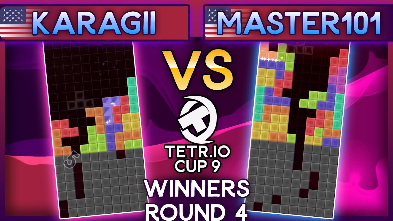 TETR.IO Cup 9 - Karagii Vs. Master101 - Winners Round 4