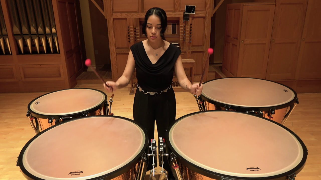 Eight Pieces for four timpani, VII. Canaries performed by Cahaya Drucilla