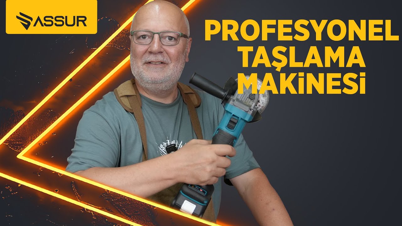 ASSUR ŞARJLI AVUÇ TAŞLAMA MAKİNESİ - KÖMÜRSÜZ TEKNOLOJİ