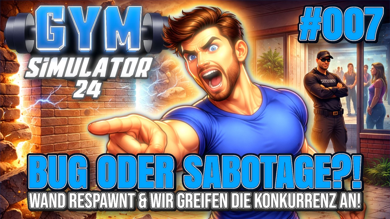 BUG ODER SABOTAGE?! 😡 Wand respawnt & wir greifen die Konkurrenz an! | Gym Simulator 24 #007