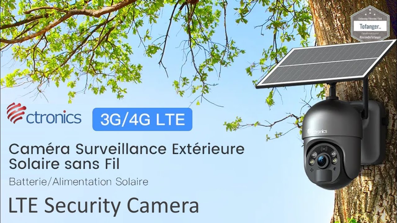 Ctronics 4G Solar Surveillance Camera - Ctronics CT-S20-G-4G - App Ctronics - Unboxing