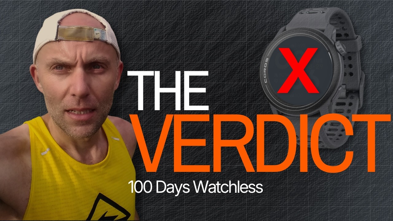 I Ran 100 Days Without a Watch: The Data-Driven Death of My Ego