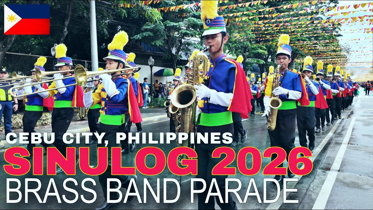 Cebu: Sinulog 2026 Brass Band Competition Parade, January 10, 2026
