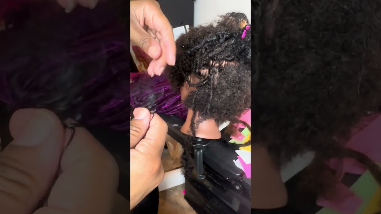 How to Add Curls Or Coils To Mature Locs and Micro locs and Sister Locs