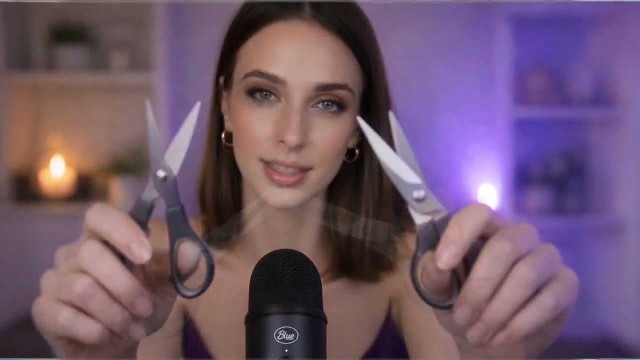 Relaxing Haircut ASMR ✂️ Real Scissor Sounds