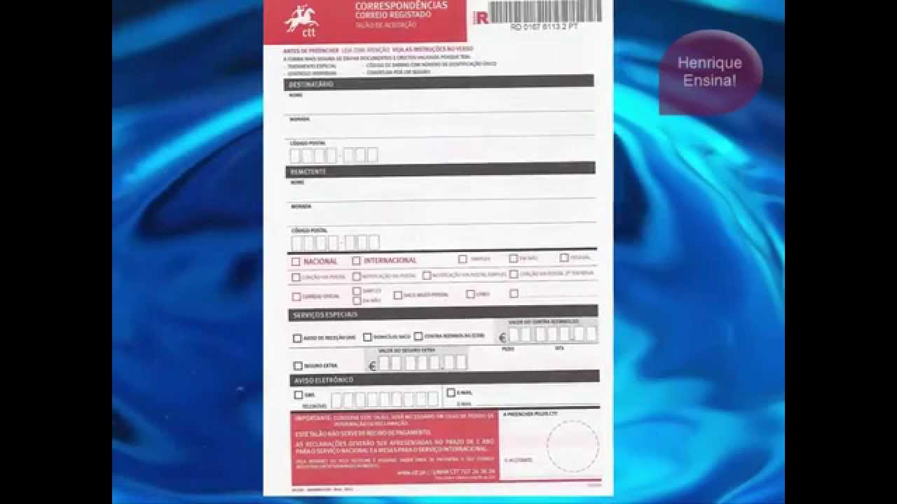 Carta Registada cAR