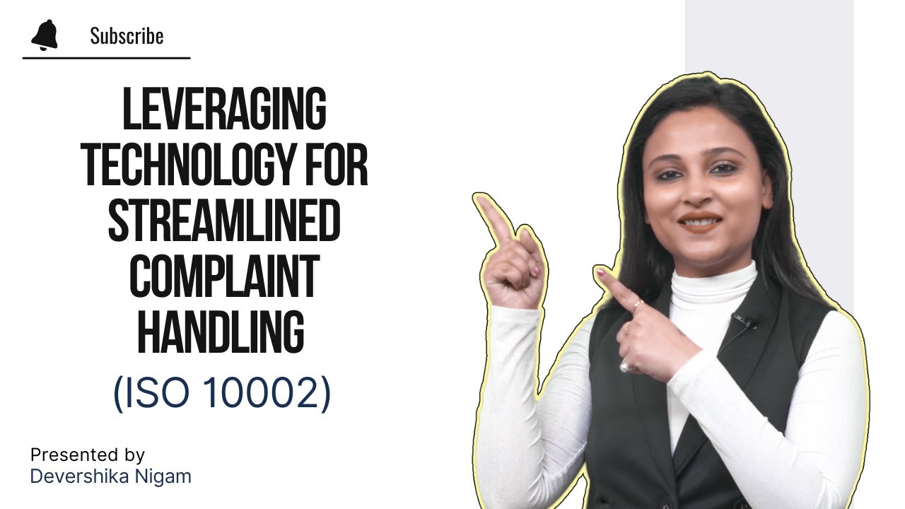 Leveraging Technology for Streamlined Complaint Handling (ISO 10002)