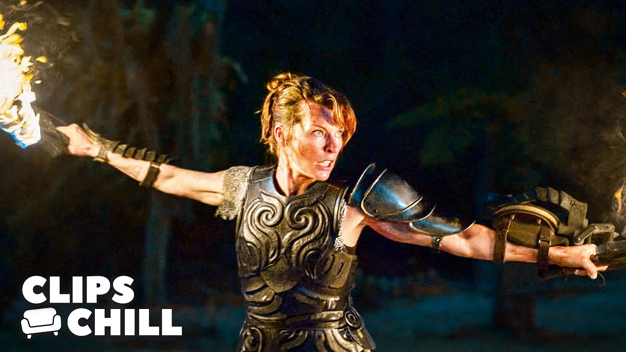 Rathalos Causes Stampede | Monster Hunter (Milla Jovovich, Tony Jaa)