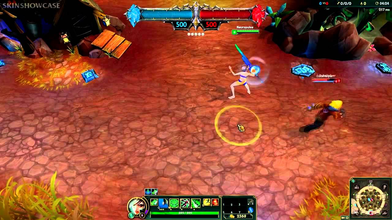 Pool Party Riven LoL Custom Skin ShowCase