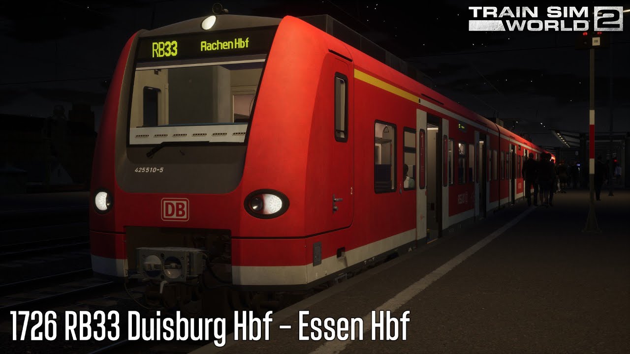 1818 RB33 Essen Hbf - Duisburg Hbf - Hauptstrecke Rhein-Ruhr - BR 425 - Train Sim World 2