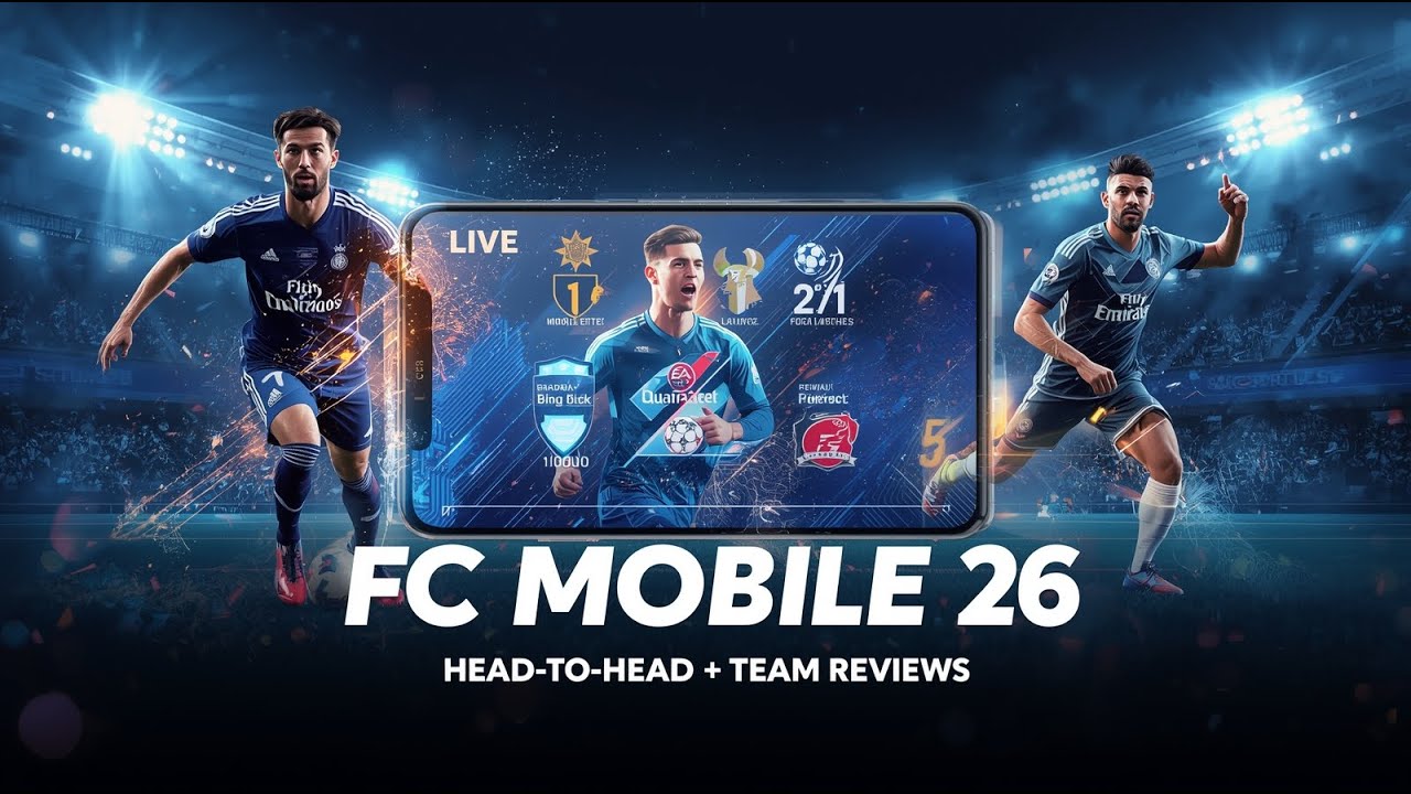 LIVE 😱 Team Reviews | H2H Matches |  LIVE FC Mobile FC26) | FC Mobile