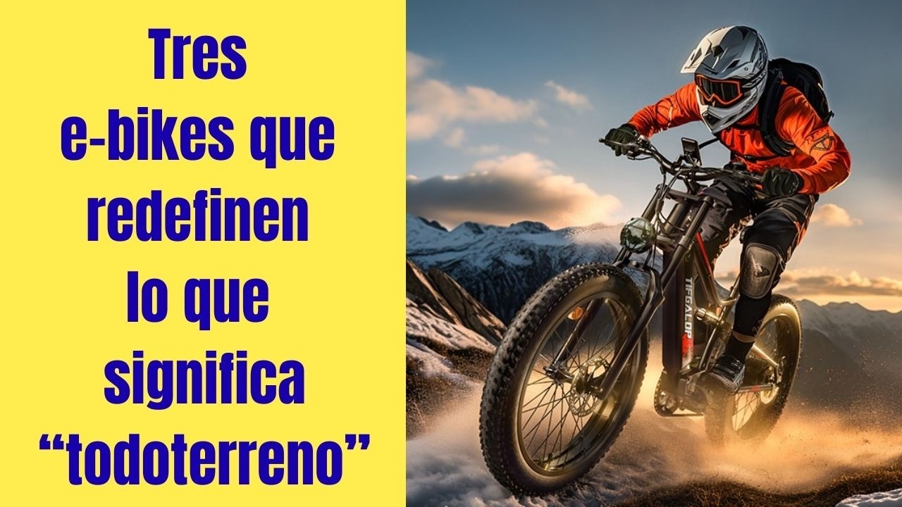 3 BICICLETAS ELECTRICAS TODOTERRENO QUE TE ENCANTARAN