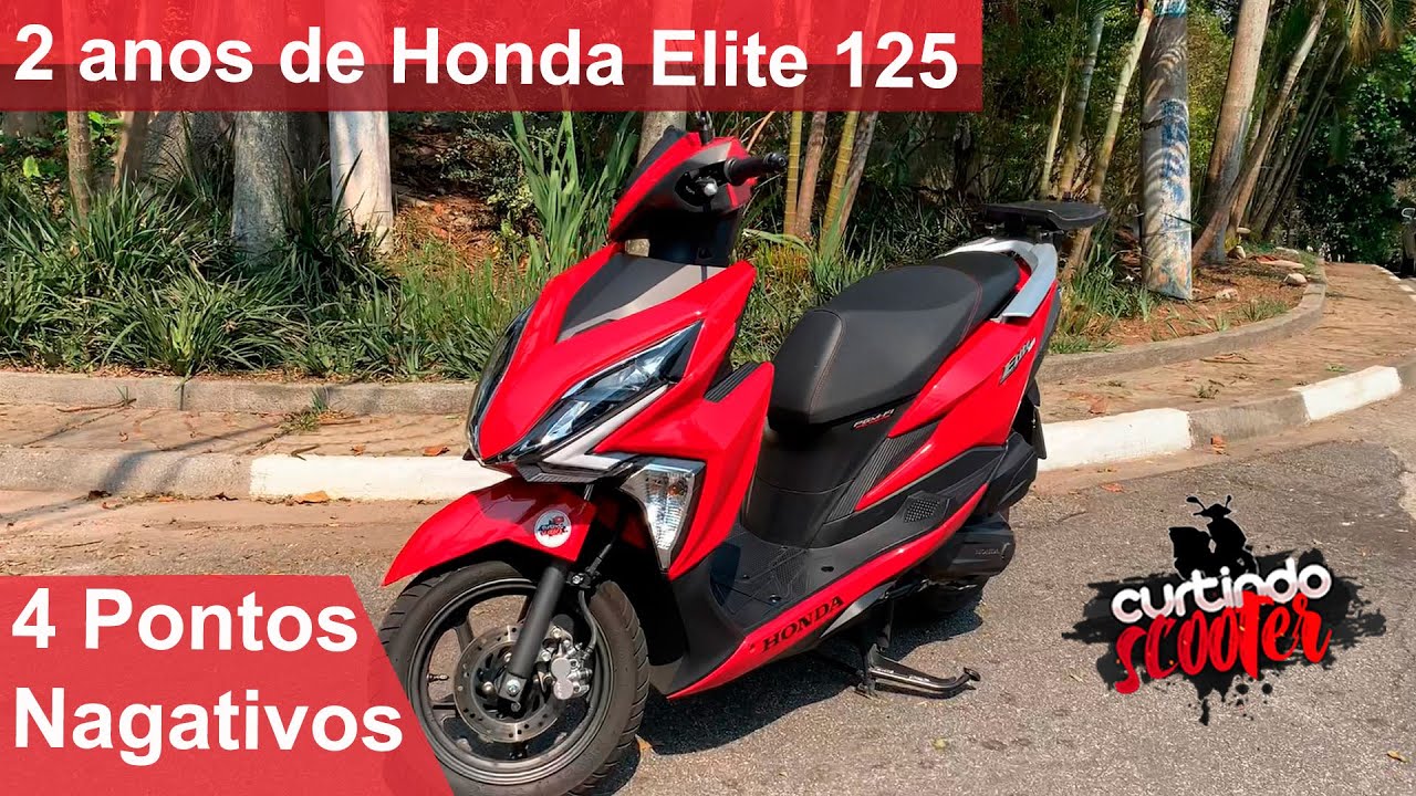 4 pontos negativos da Honda Elite 125 após 2 anos de uso.