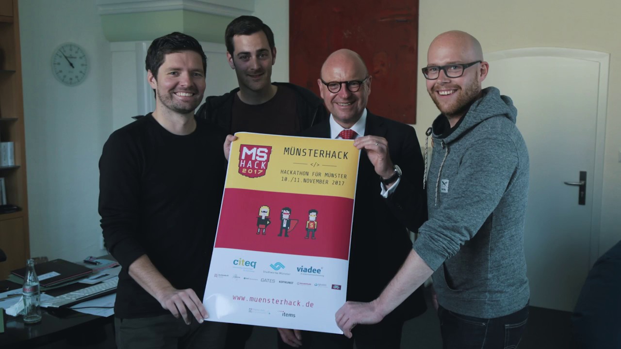 M&Uuml;NSTERHACK 2017 - Hackathon f&uuml;r M&uuml;nster - Teaser