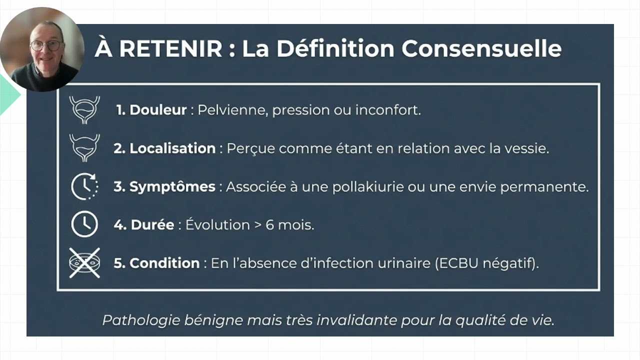 Item 40 41 2 Syndrome de douleur vésicale Cas clinique