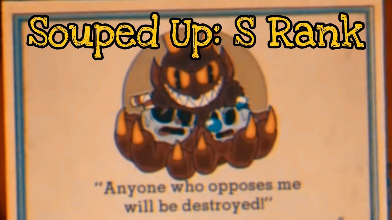 Cuphead: Souped Up mod - The Devil buff S Rank (hitless)