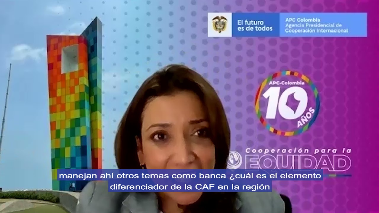 Entrevista Carolina Espa&ntilde;a, representante de la CAF en Colombia - Especial 10 a&ntilde;os APC-Colombia