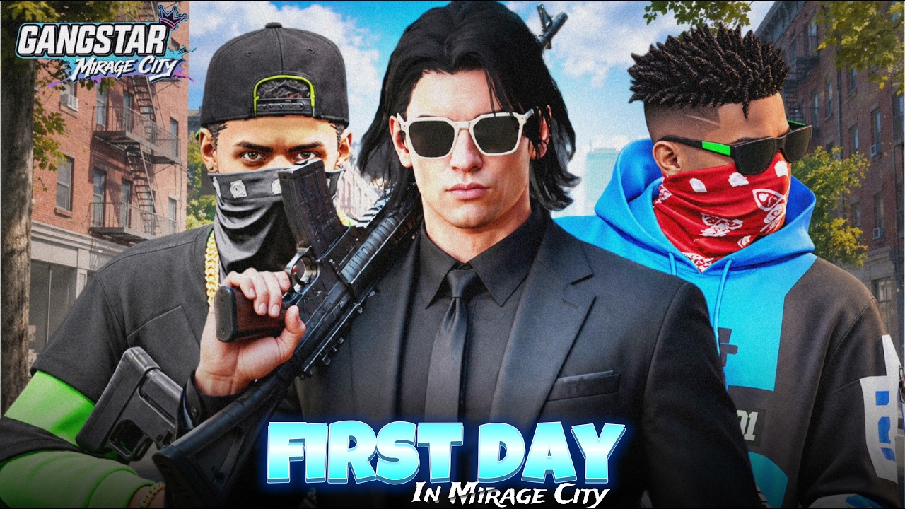 FIRST DAY IN MIRAGE CITY | GANGSTER MIRAGE CITY GAMEPLAY IN HINDI 🔥