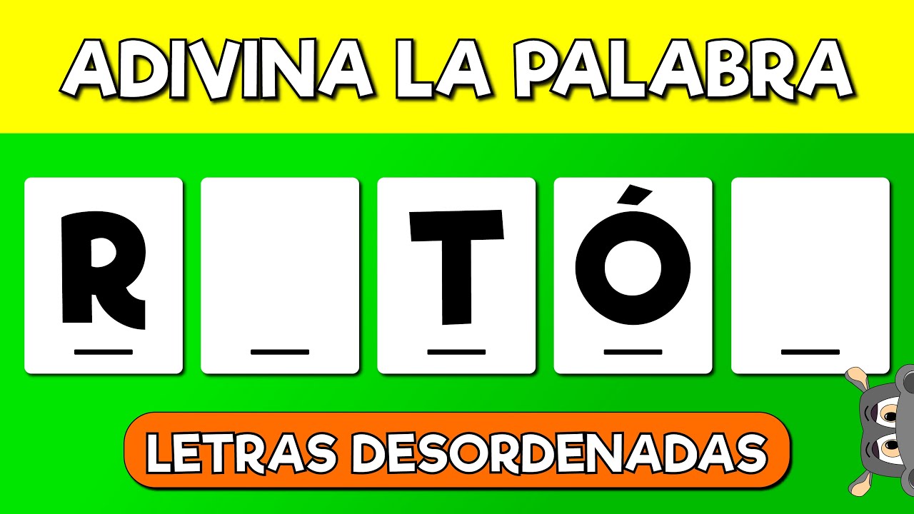 ADIVINA LA PALABRA OCULTA 🧠​👀 ¿Cántas palabras puedes reconocer?