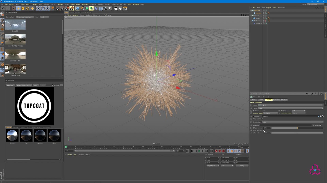 How to Create Custom Photoshop Brush Using Cinema4D?