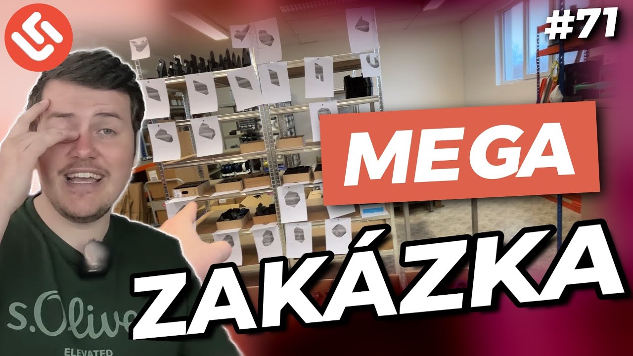 #71 Vlog / 360 KG filamentu protisknuto za 3 týdny / Největší zakázka 2025 | 3D tisk