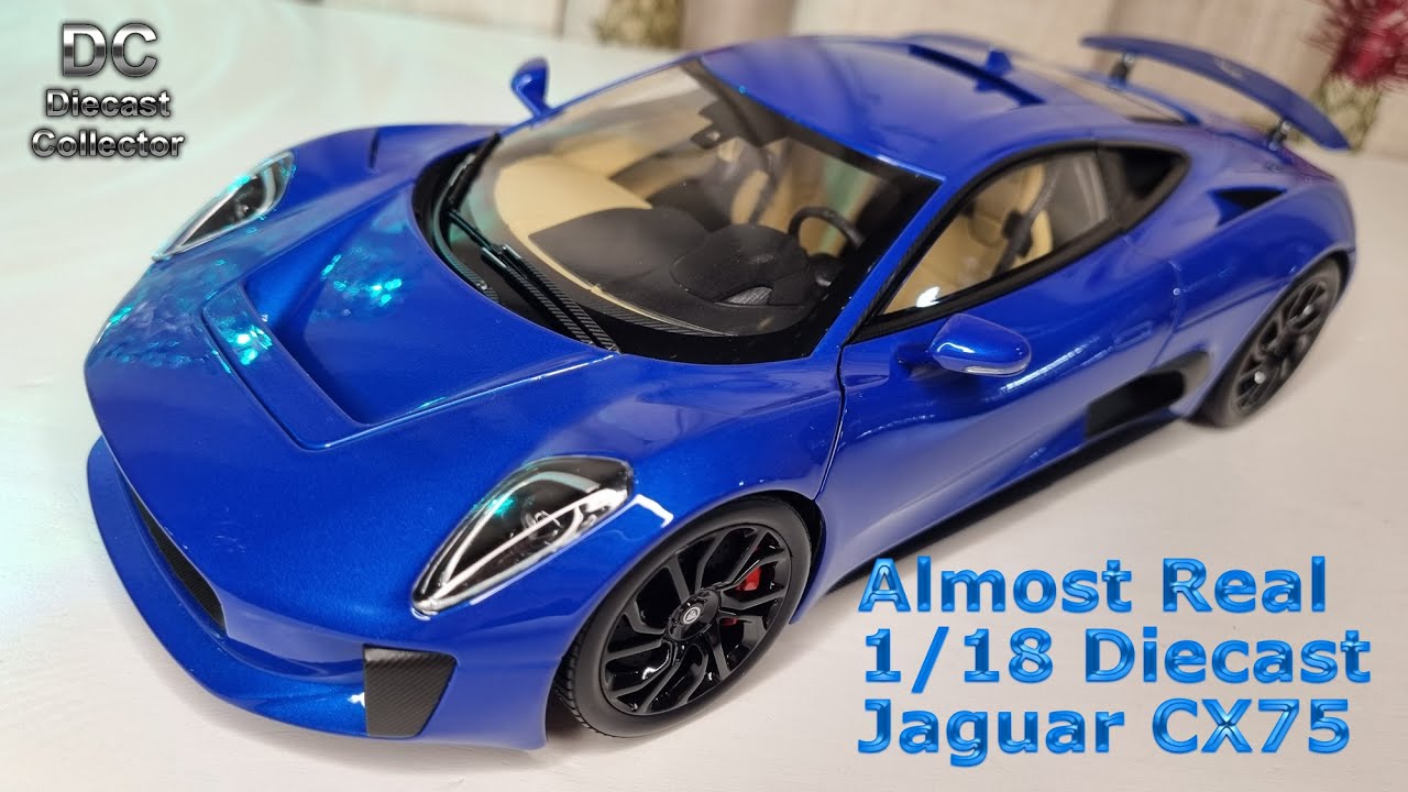 Almost Real - Jaguar CX-75 Concept Car from 007 James Bond Spectre - 1/18 Diecast - Full Review