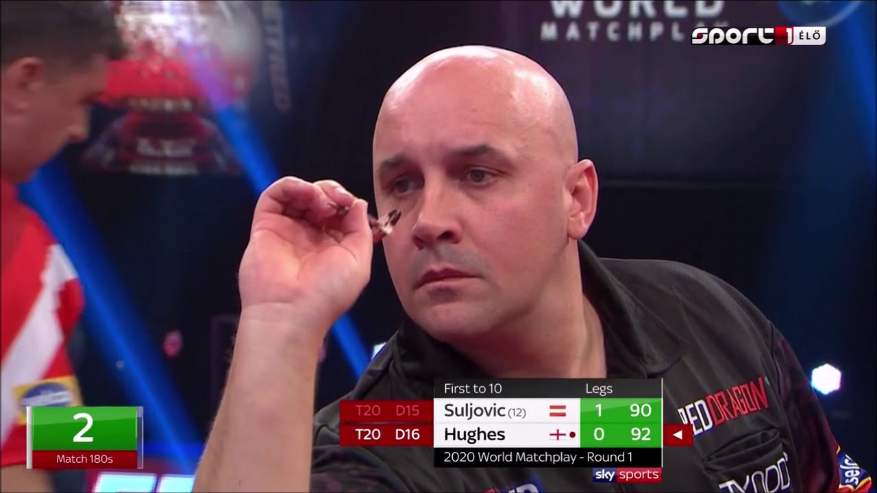 6) Mensur Suljović vs Jamie Hughes 2020 World Matchplay 2020.07.19 Round 1