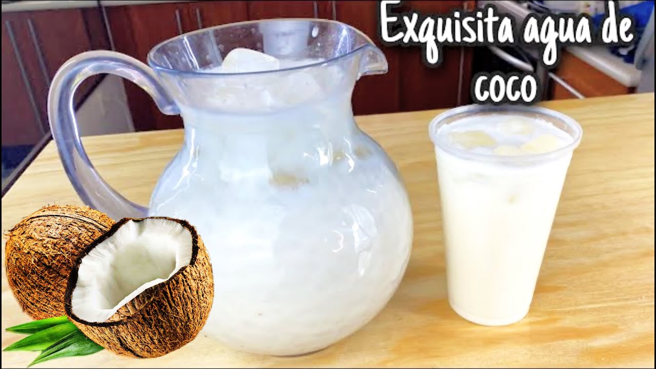 AGUA DE COCO CREMOSITA Y ECONÓMICA (pocos ingredientes) prepara esta exquisita agua