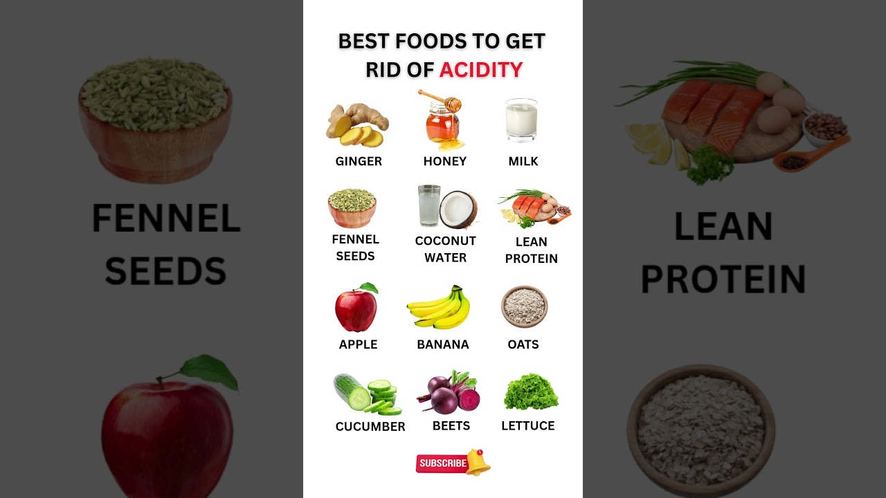 I Ate These FOODS to GET RID of My ACIDITY for Good #food #acidity