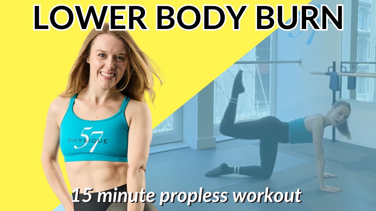 Glutes + Core in 15 minutes 🔥 No props! #barre #workout