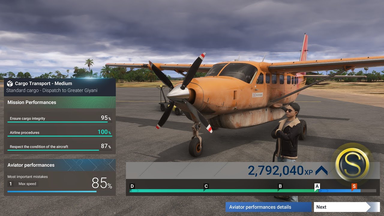 MSFS 2024 Career | Insane winds flying the Cessna 208B