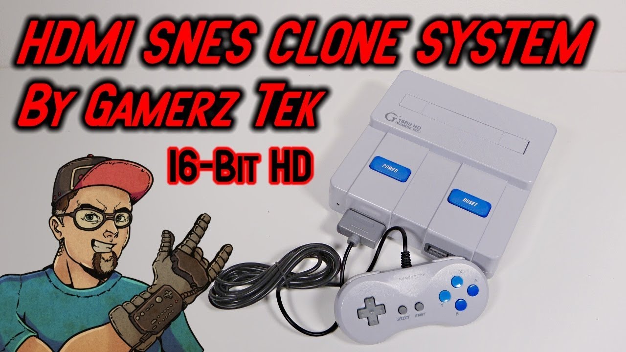 16-битная HD HDMI-консоль-клон SNES от Gamerz Tek