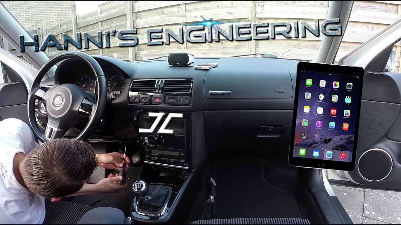 IPAD MINI DASH INSTAL VW GOLF MK4 | GOLF MK4 HANNI'S ENGINEERING