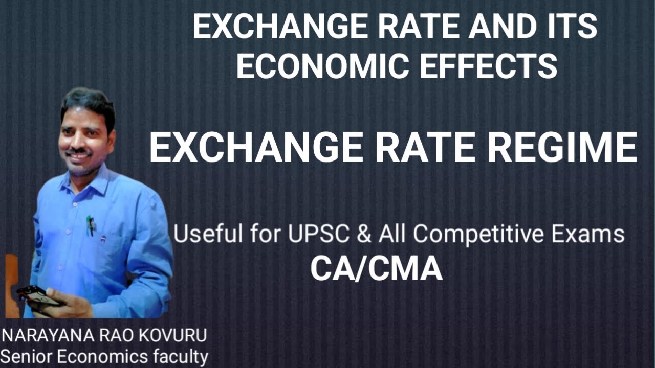 EXCHANGE RATE REGIME 