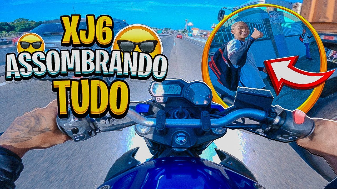 XJ6 SÓ O CANO ASSOMBRANDO PELA BAIXADA *pilotagem não recomendada*  [4K]