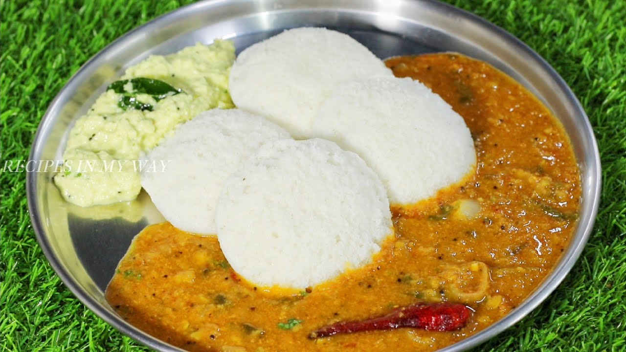 Tiffin sambar recipe in Tamil - Tiffin sambar recipe - Hotel sambar - Quick sambar - Plain sambar