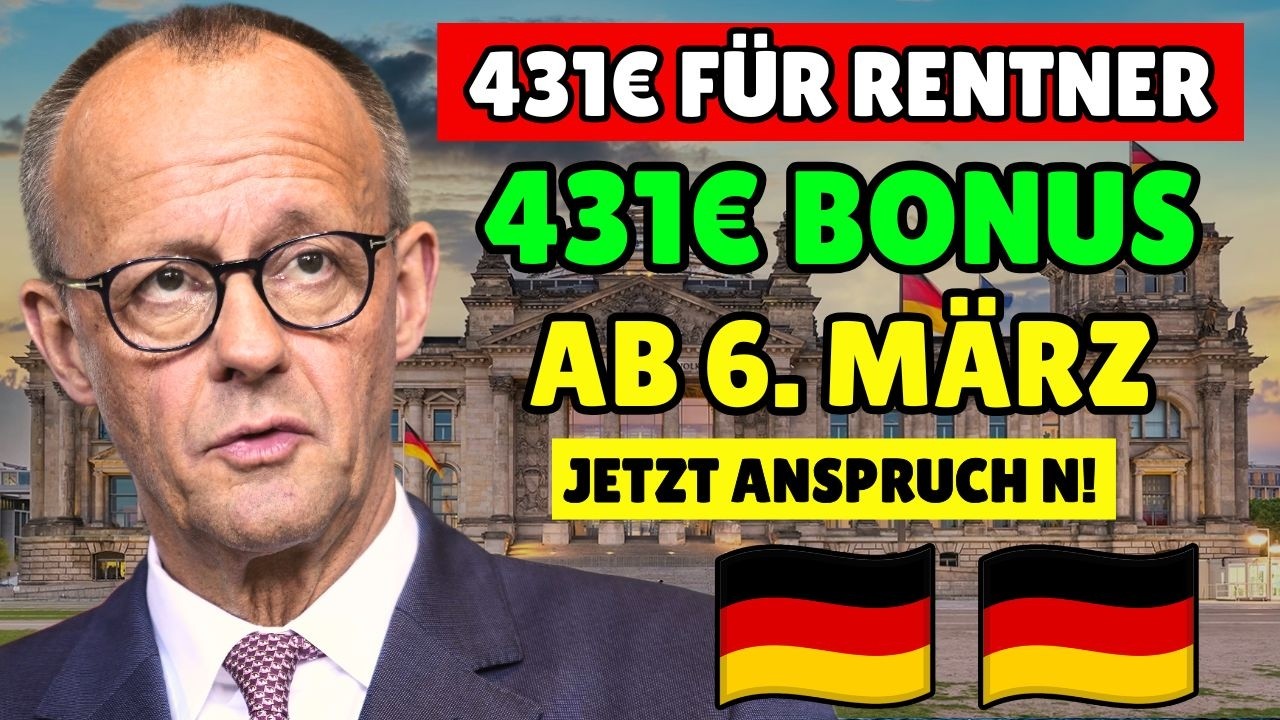 🚨 Einmalzahlung von 431€ für ältere Rentner bestätigt–Prüfen Sie jetzt Ihre Anspruchsberechtigung!
