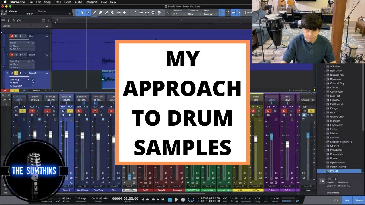 My Approach To Sample Replacement On Drums (Drum Mixing Tips)