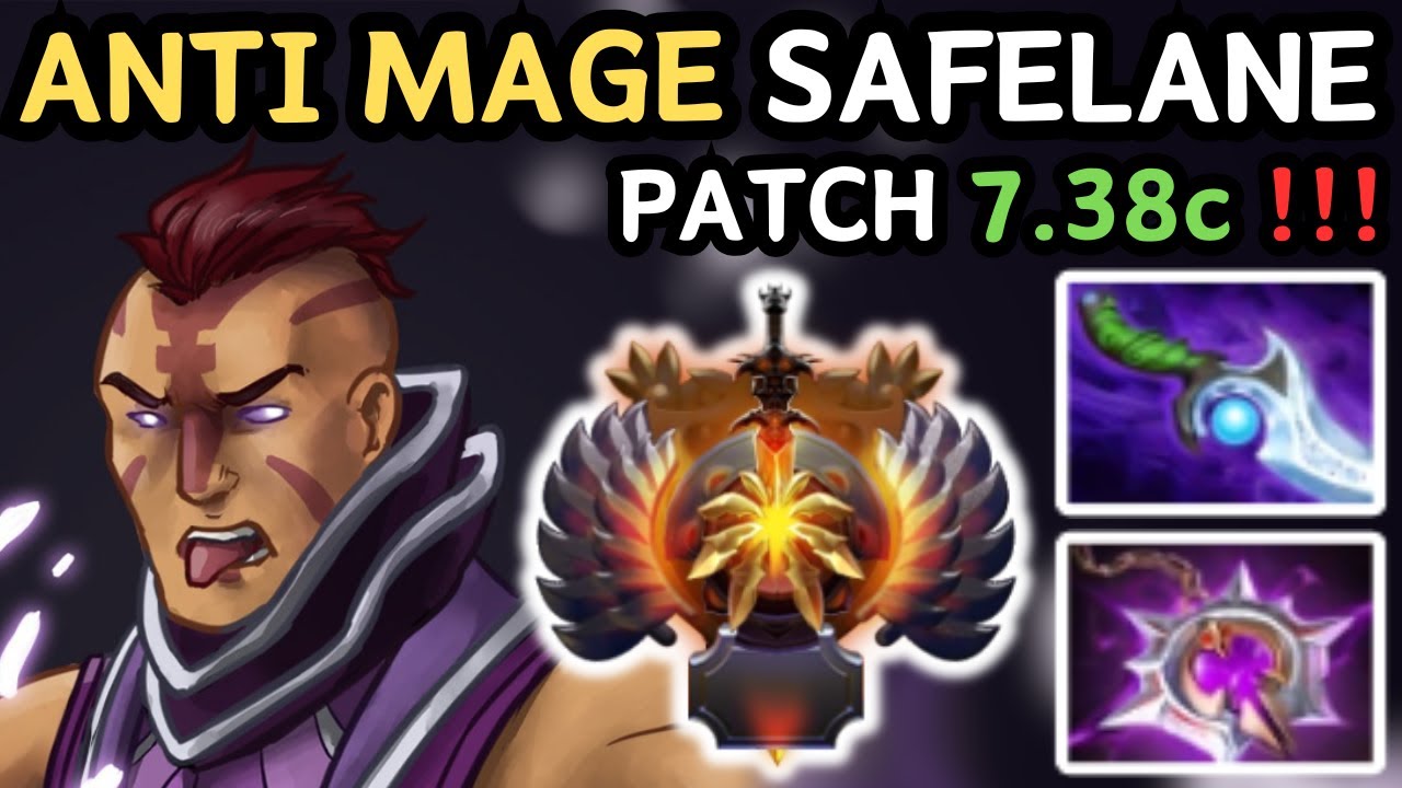 🔥 IMMORTAL ANTI MAGE Midlane Gameplay Patch 7.38c 🔥 - Dota 2