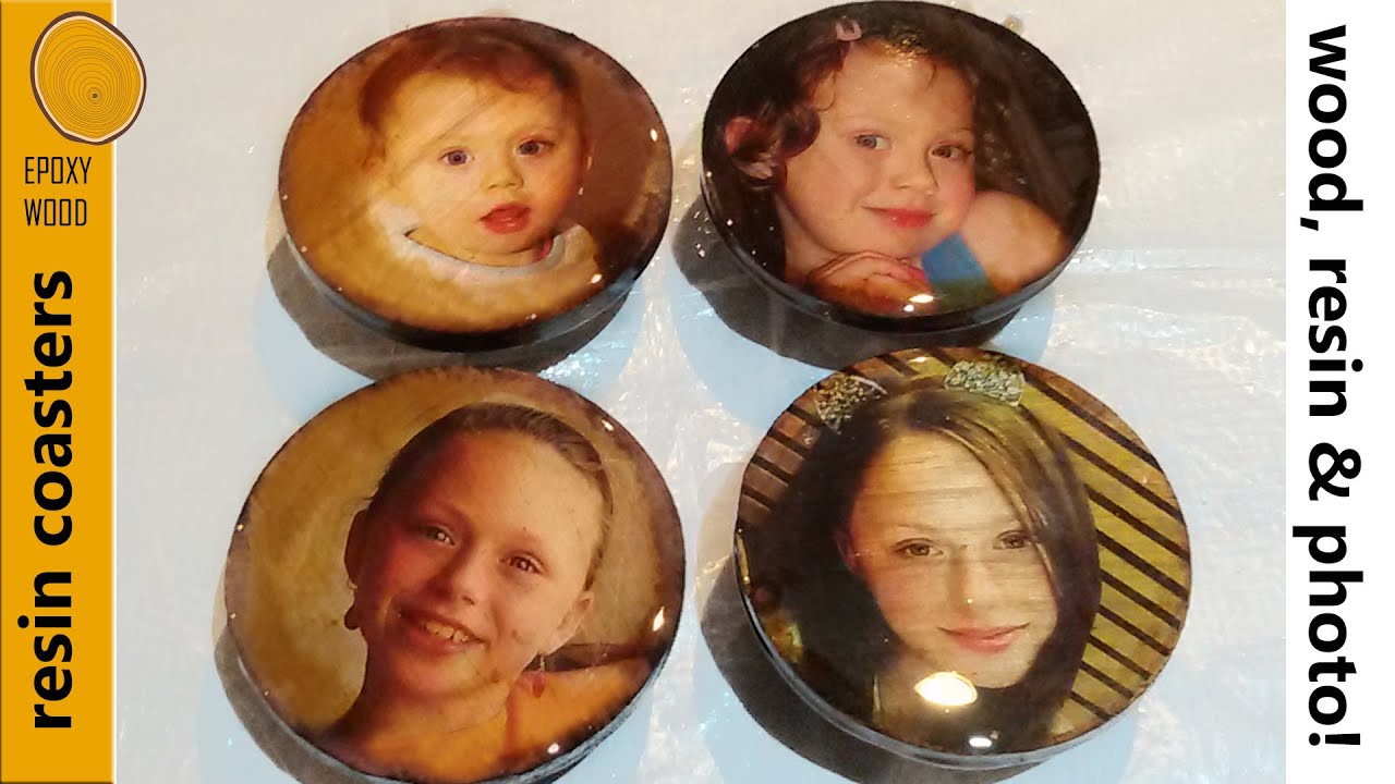 DIY Resin Coasters - personalise them with your Photos! 📸💖
