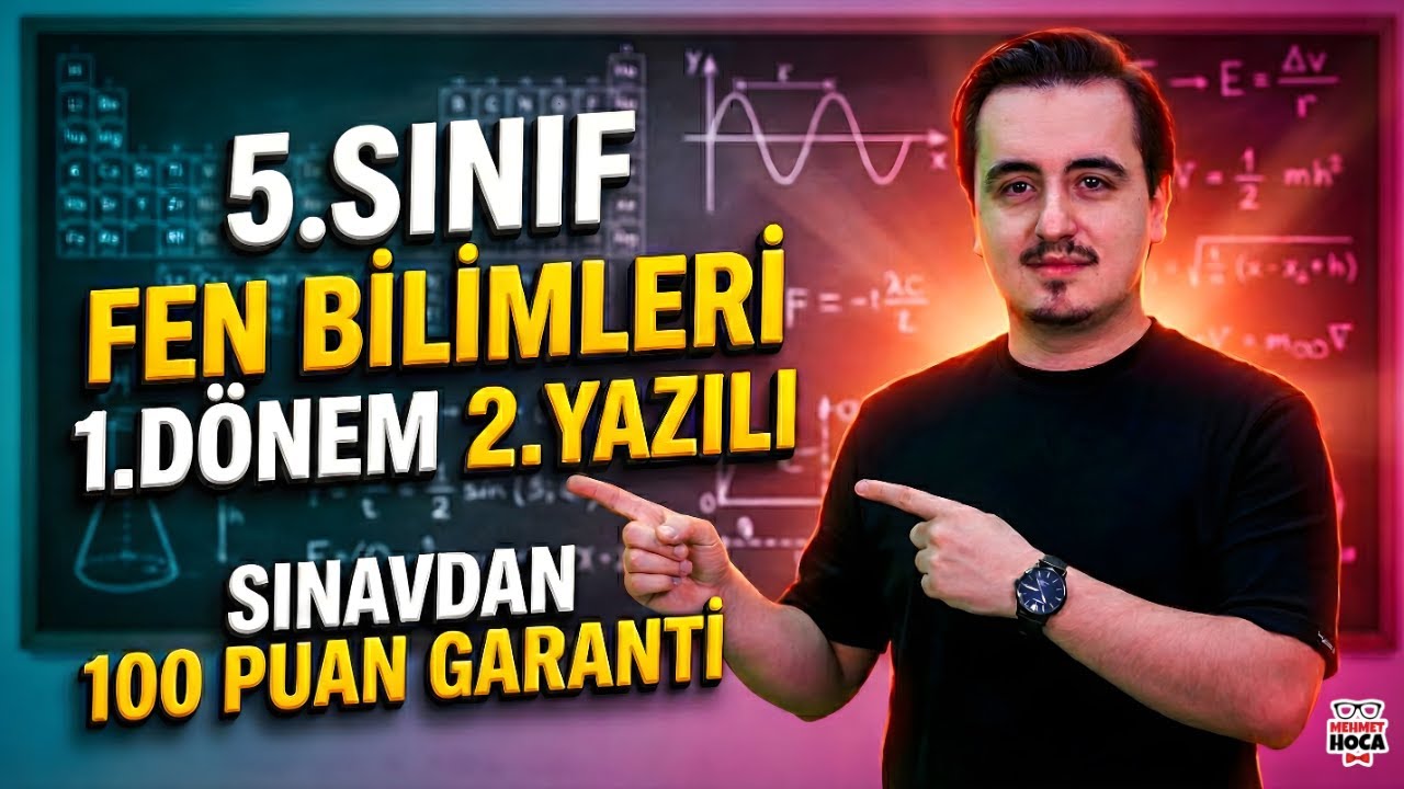 5.SlNlF FEN BİLİMLERİ 1.DÖNEM 2.YAZlLl