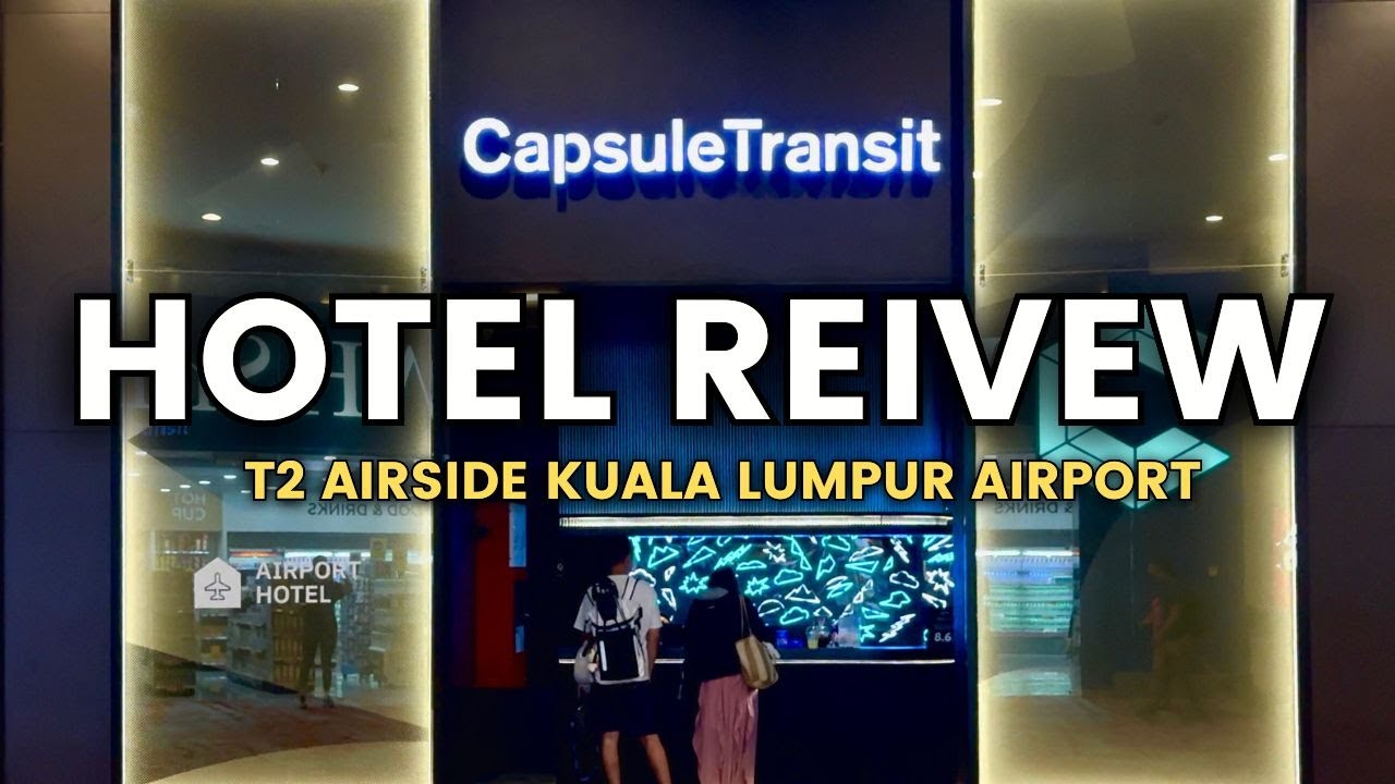Обзор отеля CapsuleTransit KLIA2 | Экскурсия по одноместным капсульным номерам в аэропорту Куала-...