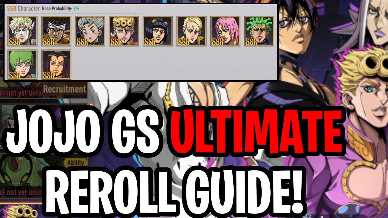JoJo Golden Spirit Reroll Guide! BEST Characters To Aim For! [JoJo Golden Spirit]