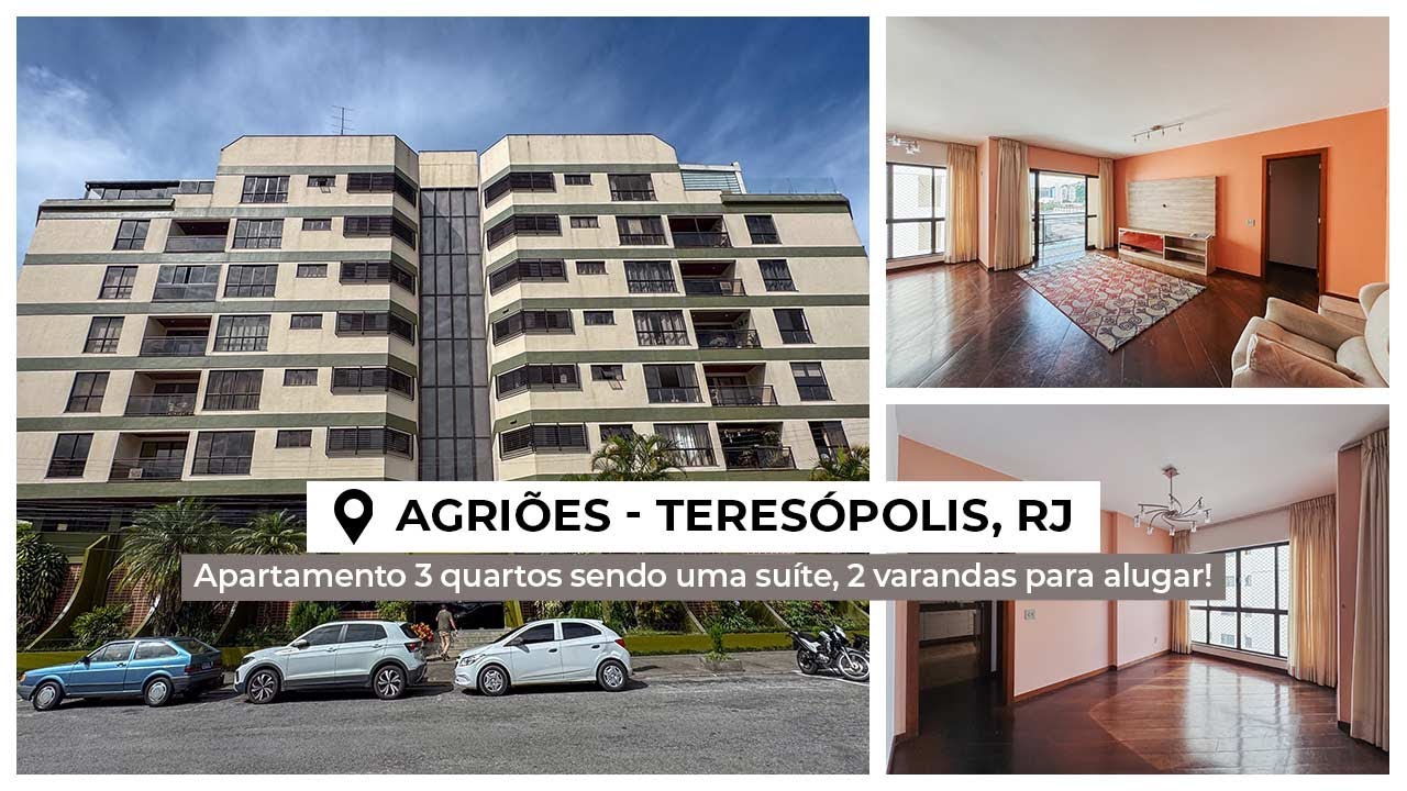 Apartamento 3 quartos sendo uma suíte, 2 varandas para alugar!